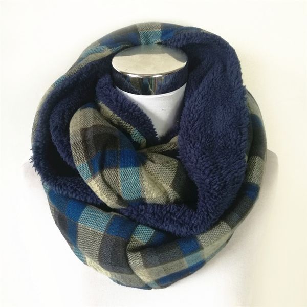new cashmere scarf with fur winter scarves infinity scarf women soft acrylic women dog paw ring scarfs warm plaid scarf tartan t200407, Blue;gray
new cashmere scarf with fur winter scarves infinity scarf women soft acrylic women dog paw ring scarfs warm plaid scarf tartan t200407, Blue;gray
