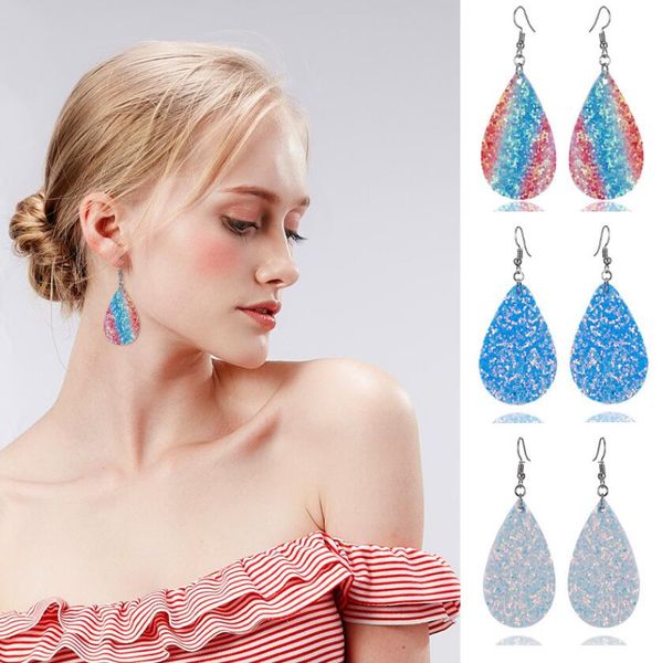 12 color sequins leather teardrop dangle statement earring fashion ethnic jewelry women water drop leather leaf earrings ing, Golden
12 color sequins leather teardrop dangle statement earring fashion ethnic jewelry women water drop leather leaf earrings ing, Golden