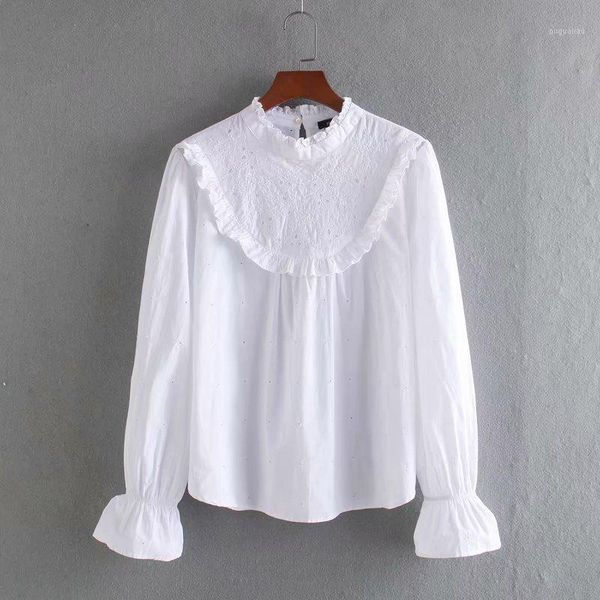women hollow out embroidery agaric lace blouse casual white smock shirts leisure flare sleeve ruffles chemise blusas ls63931
women hollow out embroidery agaric lace blouse casual white smock shirts leisure flare sleeve ruffles chemise blusas ls63931