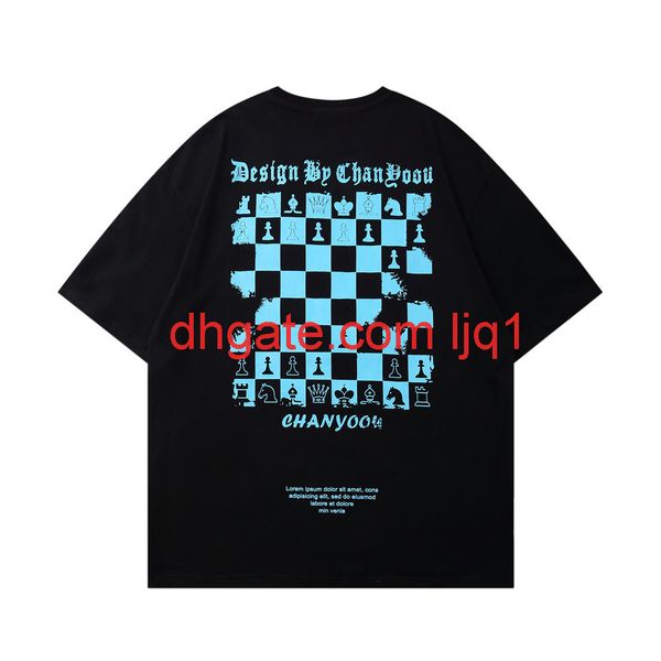 chessboard plaid printed short sleeve t-shirt men's ins tide brand round neck 5-sleeve bf harajuku fashion loose half sleeve, White;black
chessboard plaid printed short sleeve t-shirt men's ins tide brand round neck 5-sleeve bf harajuku fashion loose half sleeve, White;black