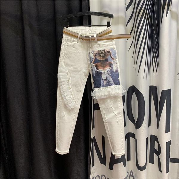 women's jeans 2021 spring slimming female stickers beading holes denim pants fashion white women stretch jean pencil pants1, Blue
women's jeans 2021 spring slimming female stickers beading holes denim pants fashion white women stretch jean pencil pants1, Blue