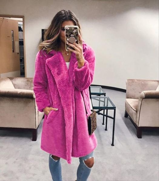 winter women faux fur coat long fur coat loose lapel overcoat jacket thick warm plus size female plush fur, Black
winter women faux fur coat long fur coat loose lapel overcoat jacket thick warm plus size female plush fur, Black