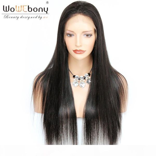 wowebony 360 кружево фронтальной парики индийского реми волос natural straight человеческого парик для женщин черного pre-щипкового волосяно, Black;brown
wowebony 360 кружево фронтальной парики индийского реми волос natural straight человеческого парик для женщин черного pre-щипкового волосяно, Black;brown