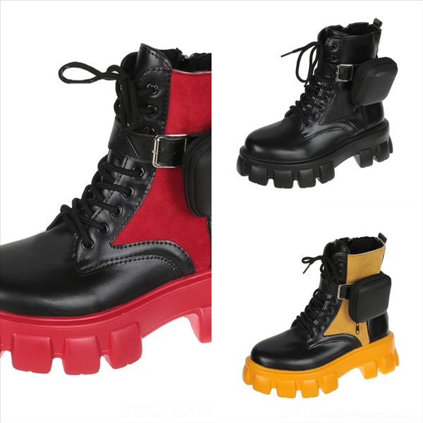 i9ea leather ankle boots pri women shoes men winter boots snow boot doc winter, Black