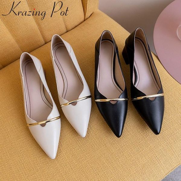 krazing pot 2020 cow leather big size pointed toe casual elegant women pumps spring shallow brand office lady dress shoes l53, Black
krazing pot 2020 cow leather big size pointed toe casual elegant women pumps spring shallow brand office lady dress shoes l53, Black