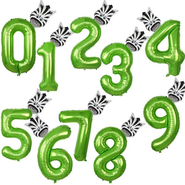 40inch green number balloons with jungle animal balloons jungle party decorations kids boy birthday party decoration baby shower bbywbn
40inch green number balloons with jungle animal balloons jungle party decorations kids boy birthday party decoration baby shower bbywbn