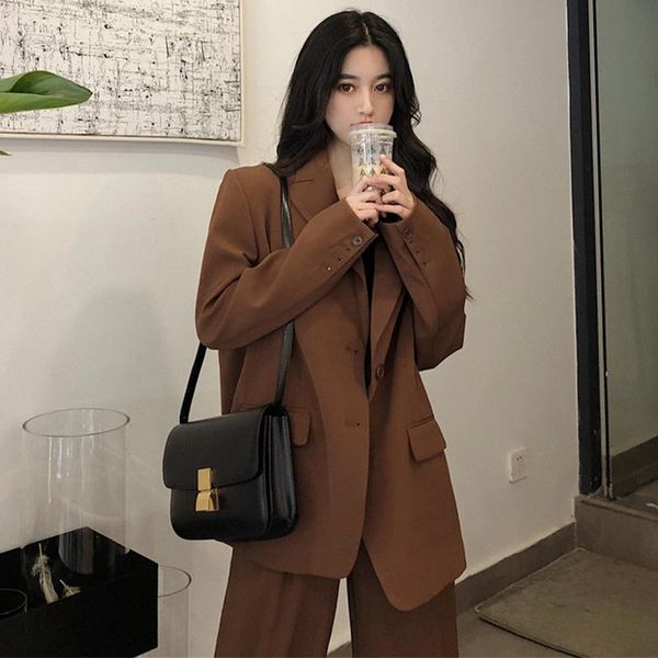 autumn black khaki straight women's blazers long sleeve single breasted pocket female coats solid streetwear casual lady clothes, White;black
autumn black khaki straight women's blazers long sleeve single breasted pocket female coats solid streetwear casual lady clothes, White;black