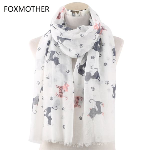 foxmother new women scarf foulard femme animal wrap bandana bufanda mujer cat paw print scarves dropshipping y201007, Blue;gray
foxmother new women scarf foulard femme animal wrap bandana bufanda mujer cat paw print scarves dropshipping y201007, Blue;gray