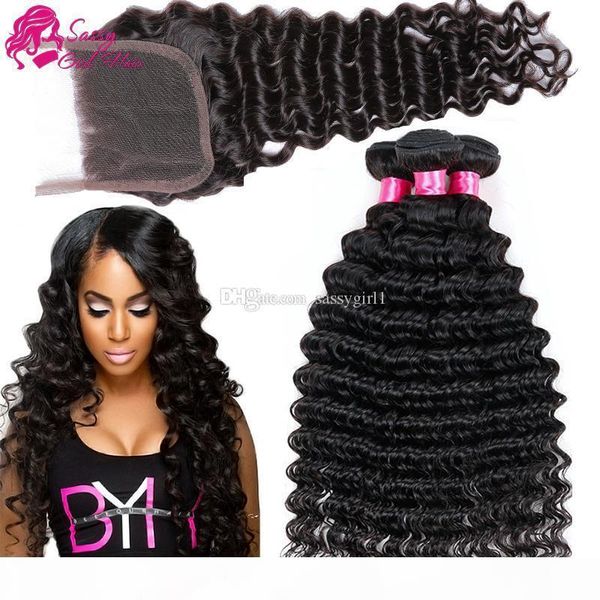 indian deep curls weave human hair with deep wave remy hair closure 4*4 virgin hair products natural color three middle part, Black;brown
indian deep curls weave human hair with deep wave remy hair closure 4*4 virgin hair products natural color three middle part, Black;brown