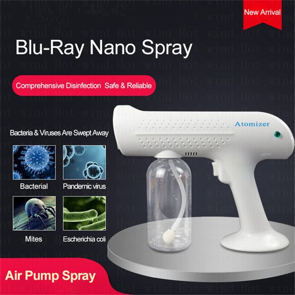 high tech 2021 new disinfection spray gun wireless blu-ray lights 500 ml sterilization & mite removal air pump power nano spray sterilizer
high tech 2021 new disinfection spray gun wireless blu-ray lights 500 ml sterilization & mite removal air pump power nano spray sterilizer