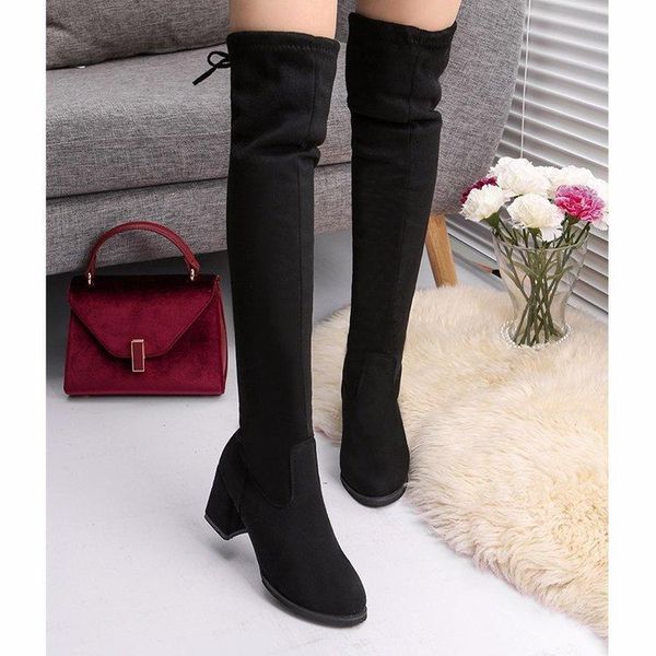 casual over the knee boots shoes winter women female round toe platform high heels pumps warm snow boots shoes mujer896nm, Black
casual over the knee boots shoes winter women female round toe platform high heels pumps warm snow boots shoes mujer896nm, Black