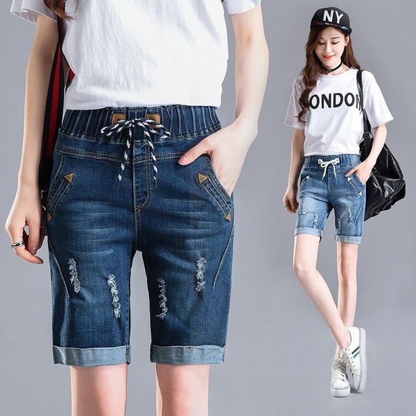 women's shorts summer for women elastic waist high jeans korean style loose casual denim short pants plus size 26-40, White;black
women's shorts summer for women elastic waist high jeans korean style loose casual denim short pants plus size 26-40, White;black