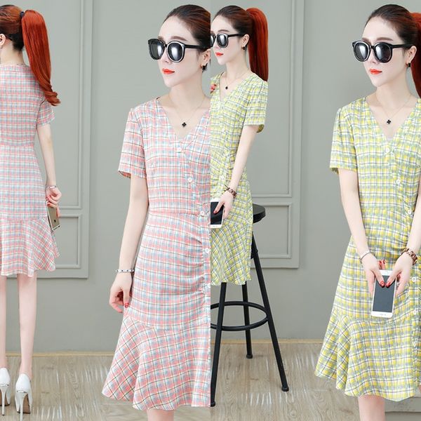 iwbty s682095 temperament small sleeve dress dress women 2020 summer new slim v-neck plaid dressaline dressshort fresh a-line skirt kzt1r, Black;gray
iwbty s682095 temperament small sleeve dress dress women 2020 summer new slim v-neck plaid dressaline dressshort fresh a-line skirt kzt1r, Black;gray