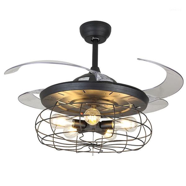 industrial/vintage/retro/black ceiling fan lamps/lights remote control invisible/folding/retractable/hidden blades 42in 5 lights1
industrial/vintage/retro/black ceiling fan lamps/lights remote control invisible/folding/retractable/hidden blades 42in 5 lights1