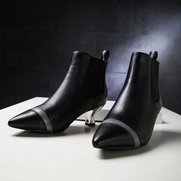boots women zapatos de mujer pointed toe bottes femme mixed colors ladies boots thin heels ankle slip on elastic, Black
boots women zapatos de mujer pointed toe bottes femme mixed colors ladies boots thin heels ankle slip on elastic, Black