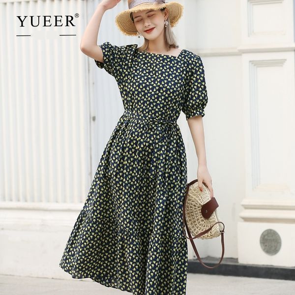 yueer 2020 summer new dress korean style square neck slim dress small floral short sleeve skirt 4yvaf, Black;gray
yueer 2020 summer new dress korean style square neck slim dress small floral short sleeve skirt 4yvaf, Black;gray