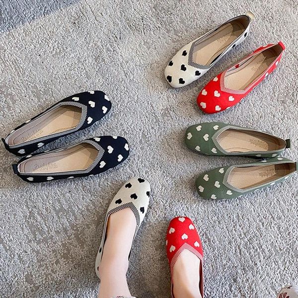women flats heart knitting slip on flats shoes woman loafers dot boat shoes breathable comfortable ladies shoe 2021 spring 8945n #rp2g, Black
women flats heart knitting slip on flats shoes woman loafers dot boat shoes breathable comfortable ladies shoe 2021 spring 8945n #rp2g, Black
