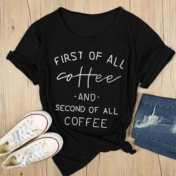 first of all coffee letter print t shirt women short sleeve o neck loose tshirt 2021 summer women tee shirt camisetas mujer, White
first of all coffee letter print t shirt women short sleeve o neck loose tshirt 2021 summer women tee shirt camisetas mujer, White