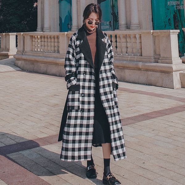 2021 new women's new winter loose long black lapel thick double breasted wool coat 1h l8x2
2021 new women's new winter loose long black lapel thick double breasted wool coat 1h l8x2