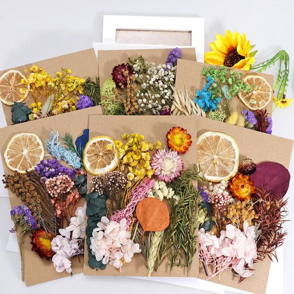 1 box mix beautiful real dried flowers natural floral for art craft scrapbooking resin jewelry craft making epoxy mold wmtarv