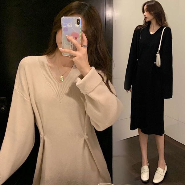 color 2020 pure going out wear autumn new pearl sweater drs pregnant women's skirt, White
color 2020 pure going out wear autumn new pearl sweater drs pregnant women's skirt, White