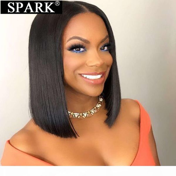spark short bob 100% human hair wig straight brazilian 4x4 lace front wigs natural color middle part for black women remy, Black;brown
spark short bob 100% human hair wig straight brazilian 4x4 lace front wigs natural color middle part for black women remy, Black;brown