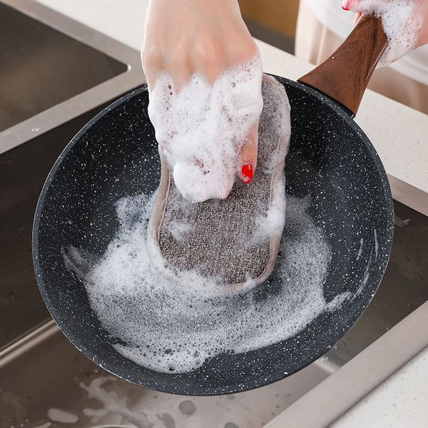 double sided scouring pad portable reusable cleaning magic sponge cloth kitchen cleaning tools wiper dish towels kitchen supplies vt1756
double sided scouring pad portable reusable cleaning magic sponge cloth kitchen cleaning tools wiper dish towels kitchen supplies vt1756