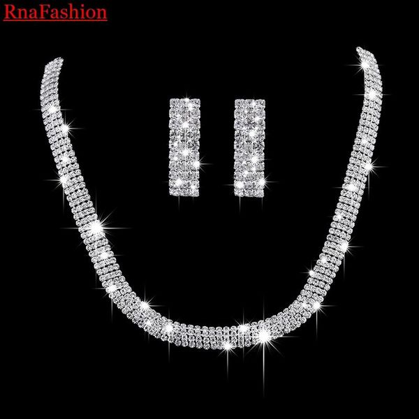 rnafashion wedding jewelry sparkling rhinestone crystal choker necklace earrings set charm silver plated bridal jewelry sets
rnafashion wedding jewelry sparkling rhinestone crystal choker necklace earrings set charm silver plated bridal jewelry sets