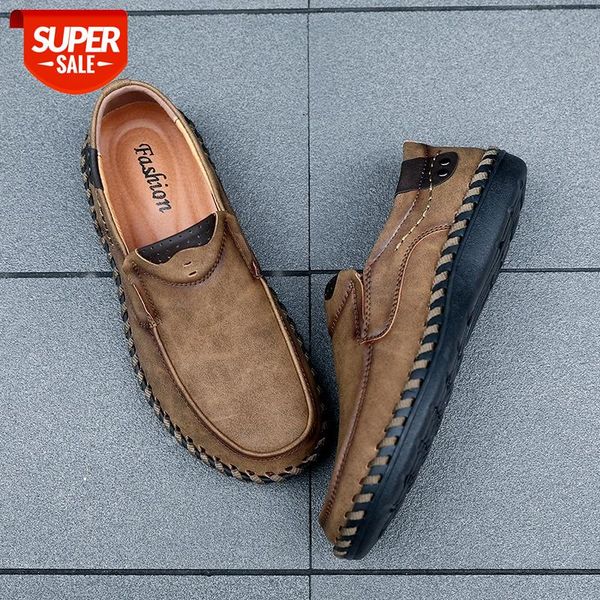 2020 comfortable casual shoes loafers men shoes quality split leather men flats moccasins big size48 #1i37
2020 comfortable casual shoes loafers men shoes quality split leather men flats moccasins big size48 #1i37