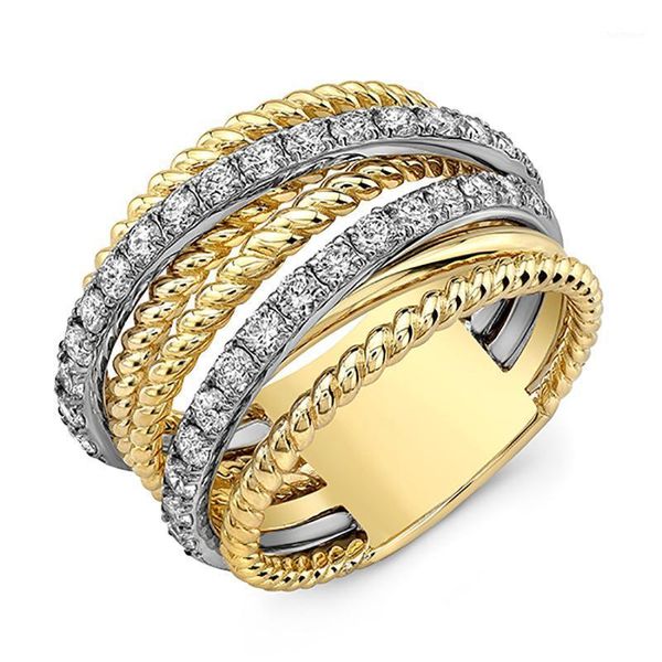 creative fashion multi-ring combination two-color women's ring jewelry electroplated gold micro-set zircon ring trend line1, Slivery;golden
creative fashion multi-ring combination two-color women's ring jewelry electroplated gold micro-set zircon ring trend line1, Slivery;golden