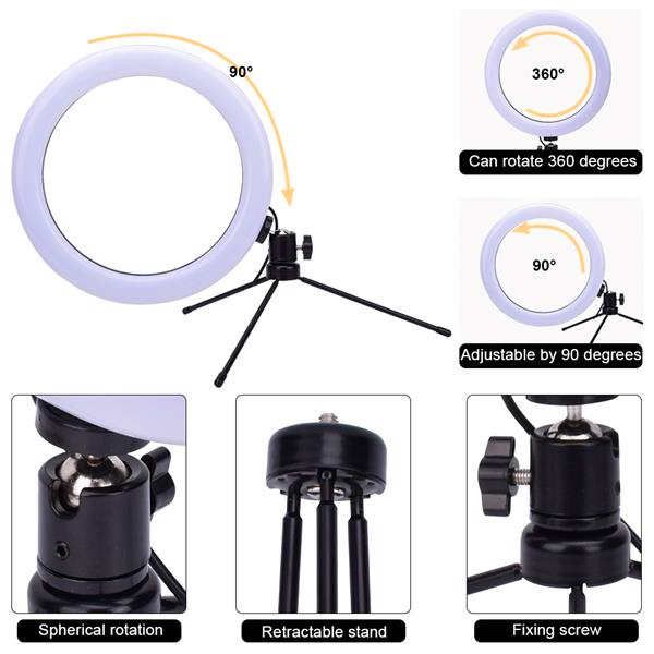 лучший диаметр 10-дюймовый диаметр 25см live fill light настольный штатив 14.5w 5v 140led 2835 лампы бусины белый свет usb-соединение
лучший диаметр 10-дюймовый диаметр 25см live fill light настольный штатив 14.5w 5v 140led 2835 лампы бусины белый свет usb-соединение