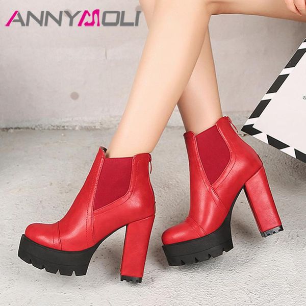 boots annymoli extreme high heel ankle woman platform thick short zip female shoes autumn winter black size 43
boots annymoli extreme high heel ankle woman platform thick short zip female shoes autumn winter black size 43