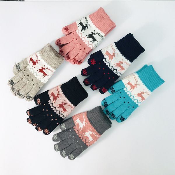 men's women's mittens in autumn and winter pattern knitting jacquard neutral student warm gloves, Blue;gray
men's women's mittens in autumn and winter pattern knitting jacquard neutral student warm gloves, Blue;gray