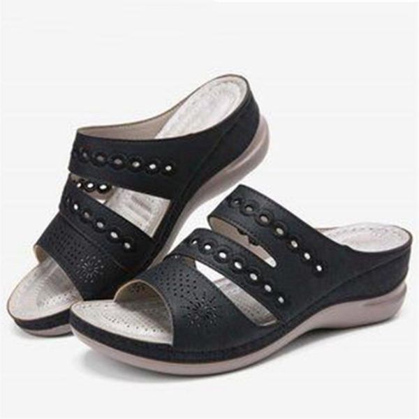 sandals 2021 summer women fashion wedges open toe outdoor platform vintage drop zapatos de mujer, Black
sandals 2021 summer women fashion wedges open toe outdoor platform vintage drop zapatos de mujer, Black