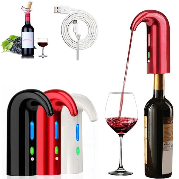 electric wine pourer wine aerator pourer instant wine decanter dispenser pump usb rechargeable one-touch automatic bar tools
electric wine pourer wine aerator pourer instant wine decanter dispenser pump usb rechargeable one-touch automatic bar tools