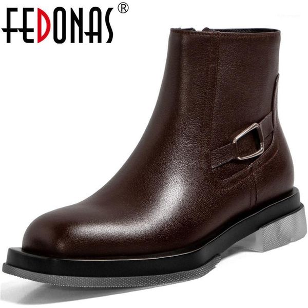boots fedonas concise metal decoration ankle fall 2021 genuine leather low heels shoes woman working party winter heels1, Black
boots fedonas concise metal decoration ankle fall 2021 genuine leather low heels shoes woman working party winter heels1, Black