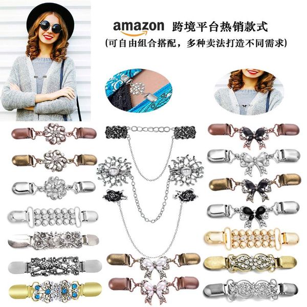 pins, brooches 2021 sweater cardigan clip duck-mouth clips flexible beaded pearl pin brooch shawl shirt collar buckles for clothing decorati, Gray
pins, brooches 2021 sweater cardigan clip duck-mouth clips flexible beaded pearl pin brooch shawl shirt collar buckles for clothing decorati, Gray