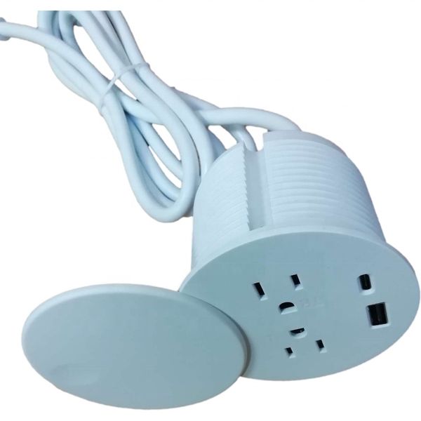 tablefurniture power distribution units power grommets sockets with electrical outlet and 1 usb a+c charger
tablefurniture power distribution units power grommets sockets with electrical outlet and 1 usb a+c charger