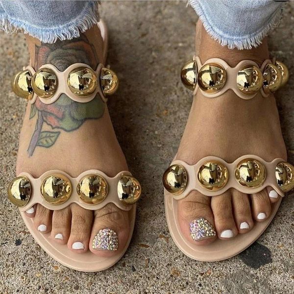 sandals women flats slippers bead ladies slides metal women's shoes casual female beach fashion woman plus size summer 2020 #2p4l, Black
sandals women flats slippers bead ladies slides metal women's shoes casual female beach fashion woman plus size summer 2020 #2p4l, Black