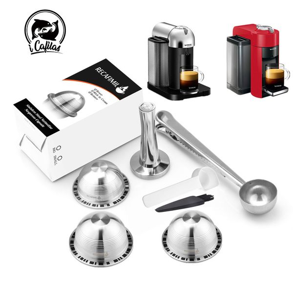small capsule pod stainless steel refillable coffee filters for nespresso vertuoline gca1 & delonghi env135 machine 1021
small capsule pod stainless steel refillable coffee filters for nespresso vertuoline gca1 & delonghi env135 machine 1021