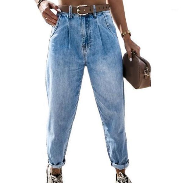women's jeans vicabo fashion high waist women boyfriend light wash zipper full length pants pockets casual straight denim trousers1, Blue
women's jeans vicabo fashion high waist women boyfriend light wash zipper full length pants pockets casual straight denim trousers1, Blue