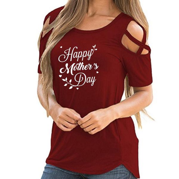 happy mother day leaf letter print shirt harajuku off shoulder t-shirt women hollow femme female christmas summer shirts, White
happy mother day leaf letter print shirt harajuku off shoulder t-shirt women hollow femme female christmas summer shirts, White