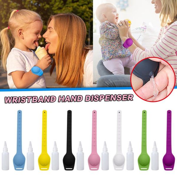hand sanitizer dispensing into your palm with the push of a button dispensing sanitizer fashion dispenser bracelet wristband, Black;red
hand sanitizer dispensing into your palm with the push of a button dispensing sanitizer fashion dispenser bracelet wristband, Black;red
