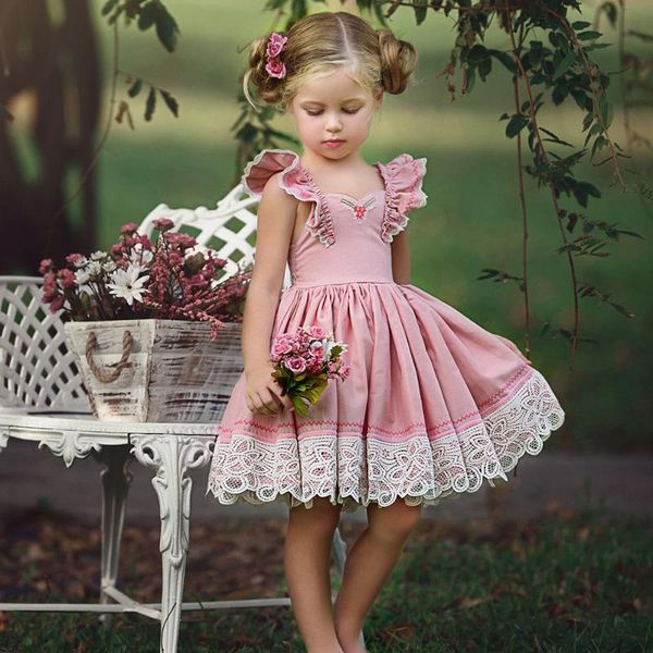 girl's dresses 2-7t toddler kids baby girls clothing sleeveless ruffles princess dress summer lace birthday party pageant vestidos eleg, Red;yellow
girl's dresses 2-7t toddler kids baby girls clothing sleeveless ruffles princess dress summer lace birthday party pageant vestidos eleg, Red;yellow