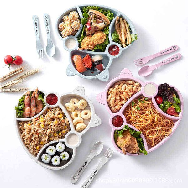 5pcs/set creative cartoon baby cutlery grid plate abs plastic cutlery baby anti-drop complementary food bowl g1221
5pcs/set creative cartoon baby cutlery grid plate abs plastic cutlery baby anti-drop complementary food bowl g1221