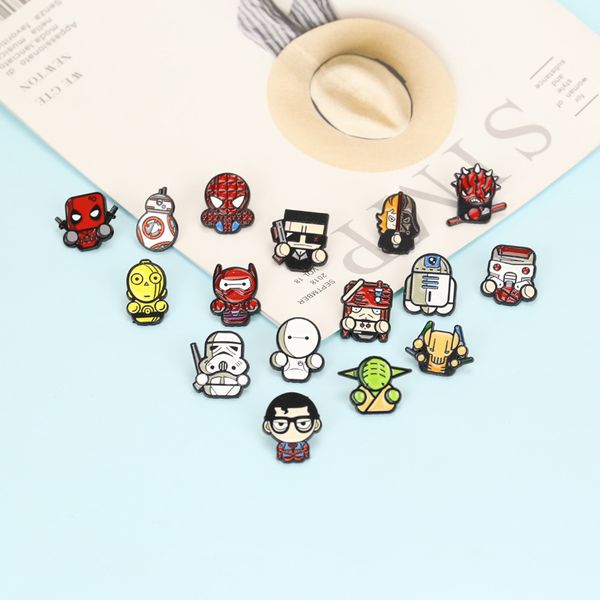 badges lapel pins cartoons enamel brooches for backpack women's hijab pins metal decorative badges cute vintage brooches, Blue
badges lapel pins cartoons enamel brooches for backpack women's hijab pins metal decorative badges cute vintage brooches, Blue