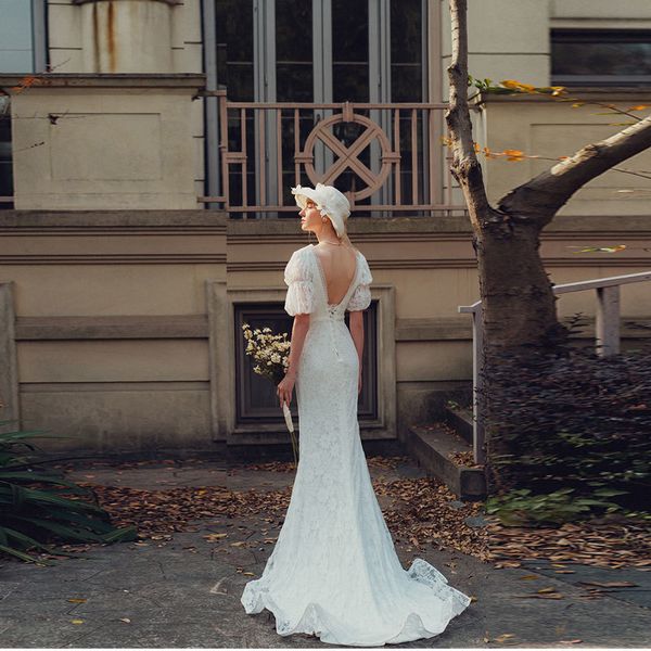 2021 new french light wedding dress dressed lace cleavage v to be a train robe sweeping lubricated sukinia v0eq, Blue;red
2021 new french light wedding dress dressed lace cleavage v to be a train robe sweeping lubricated sukinia v0eq, Blue;red