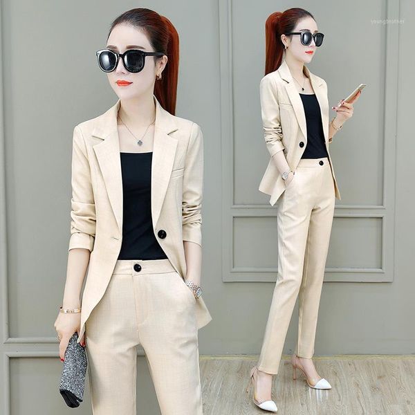 women's suits & blazers women's slim pants suit spring autumn elegant office lady work business female blazer jacket two piece set, White;black
women's suits & blazers women's slim pants suit spring autumn elegant office lady work business female blazer jacket two piece set, White;black