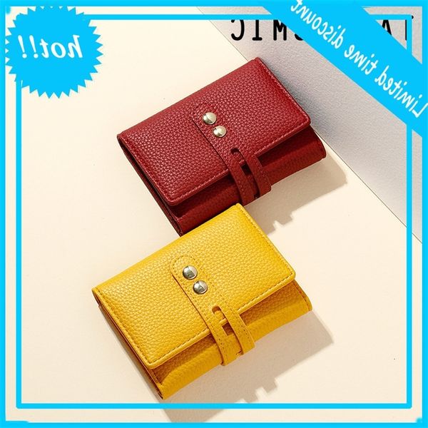 yueqiankai new fashion large capacity pu multi function buckle zero short wallet lady, Red;black
yueqiankai new fashion large capacity pu multi function buckle zero short wallet lady, Red;black