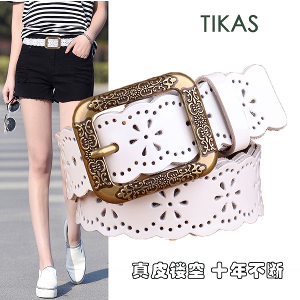 white simple and versatile, casual wide hollowed out trend, personalized jeans, leather belt, women's ins style, Black;brown
white simple and versatile, casual wide hollowed out trend, personalized jeans, leather belt, women's ins style, Black;brown